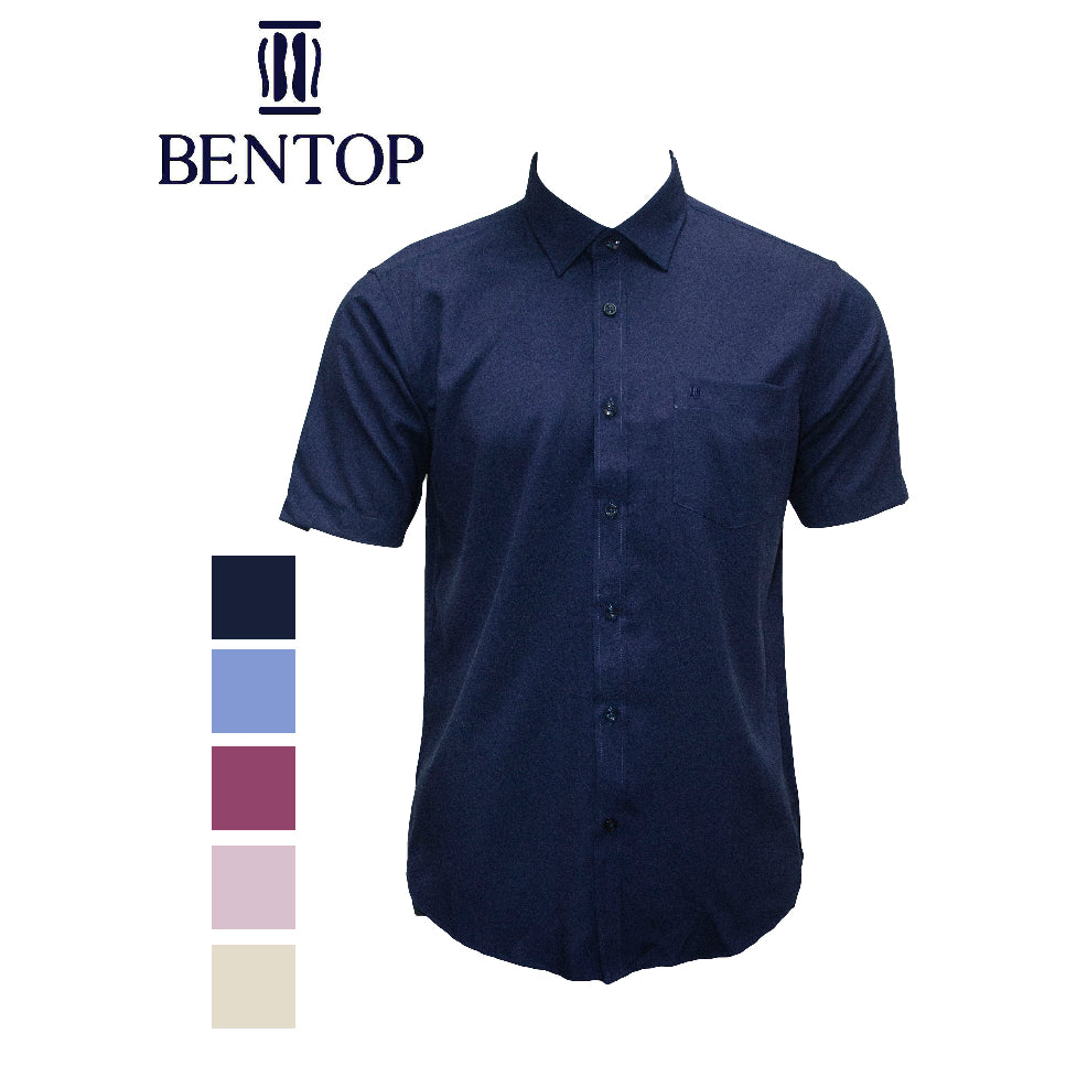 BENTOP Shirt Short Sleeve Slim Fit