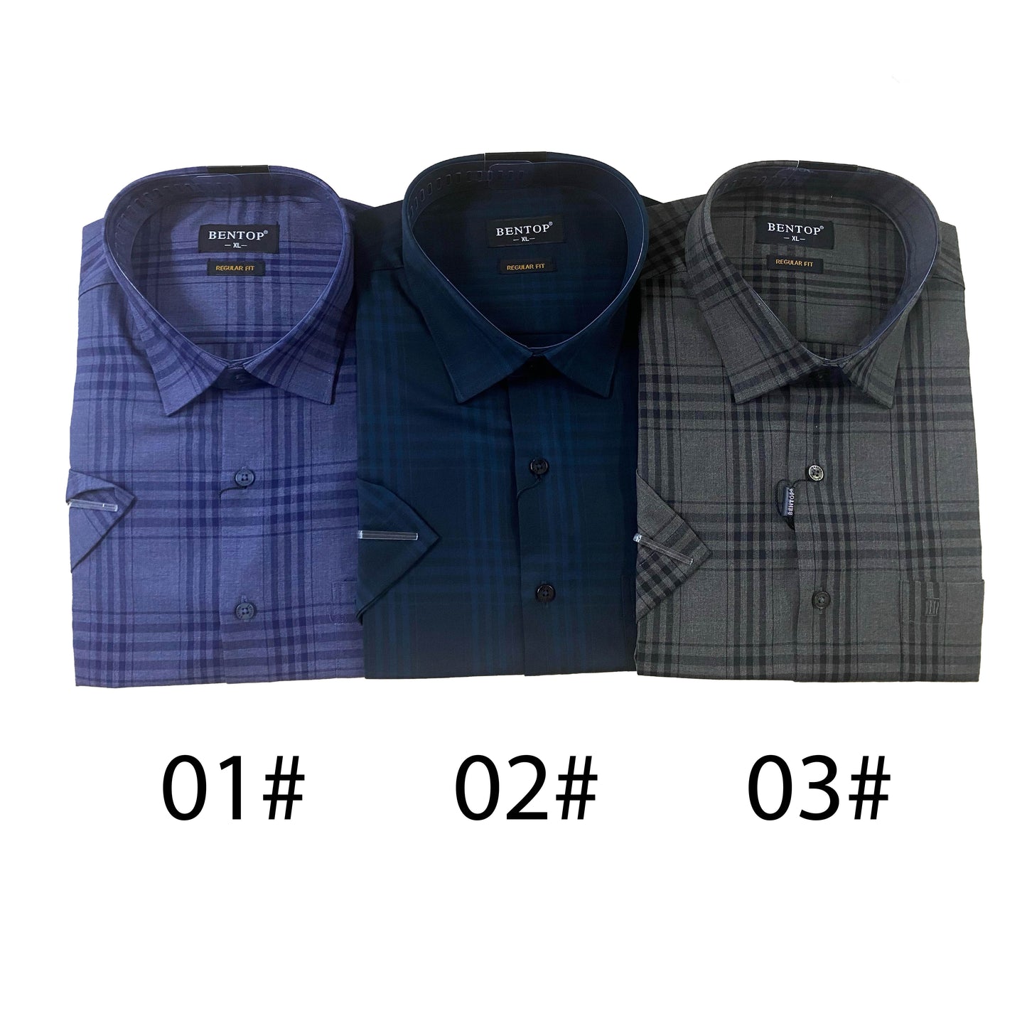 Bentop Shirt Short Sleeve Petak Regular Fit