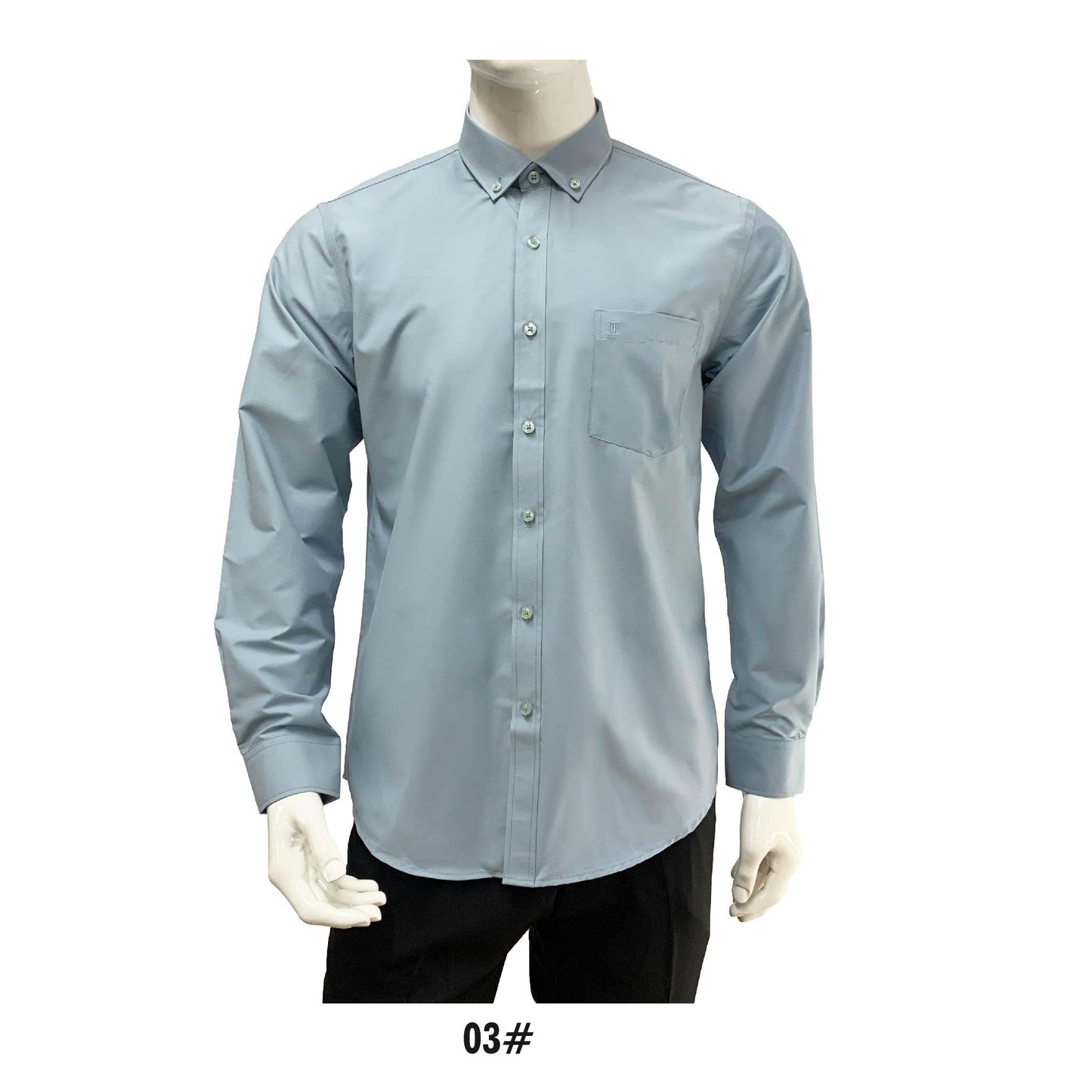 Bentop Slim Fit Long Sleeve Office Wear