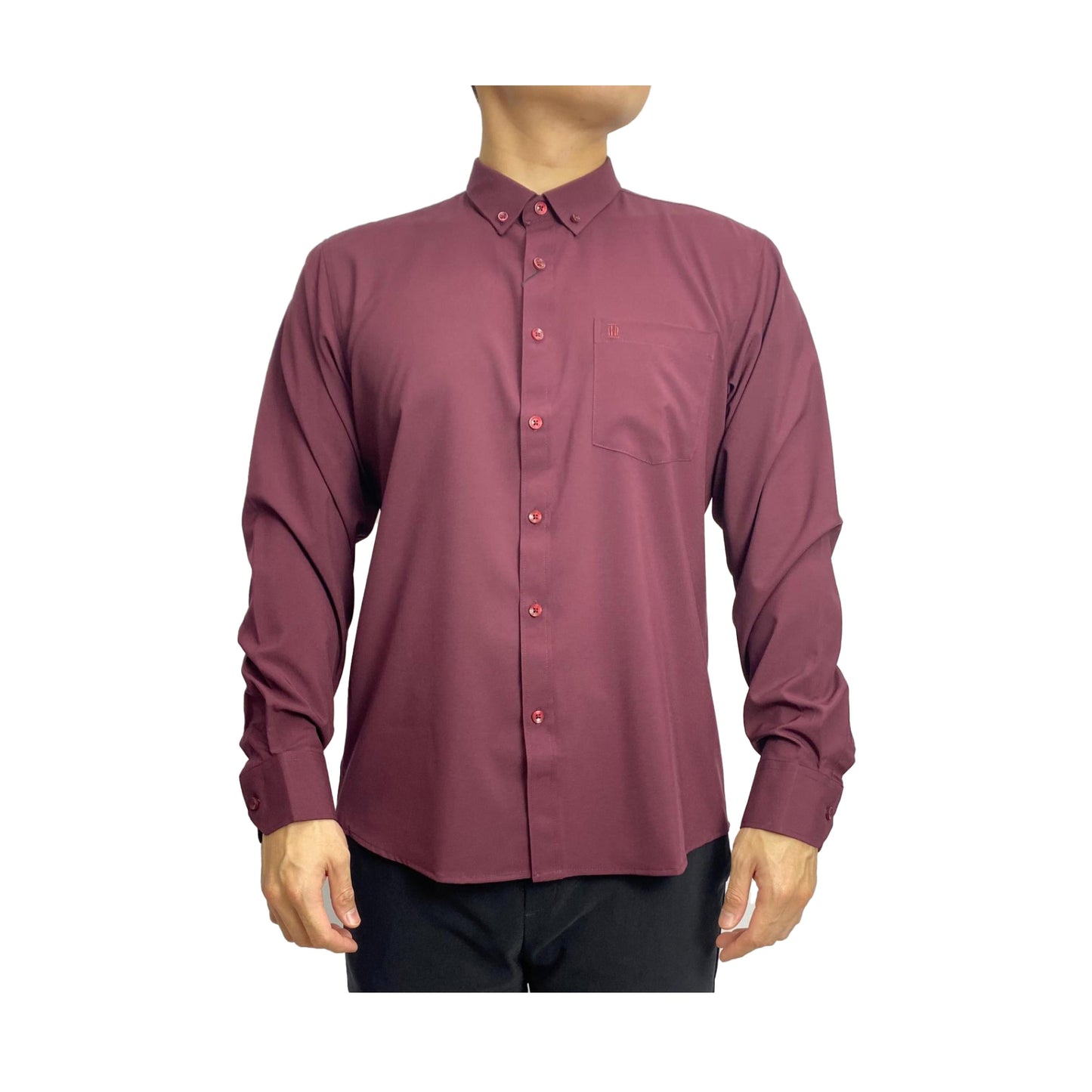 Bentop Slim Fit Long Sleeve Office Wear