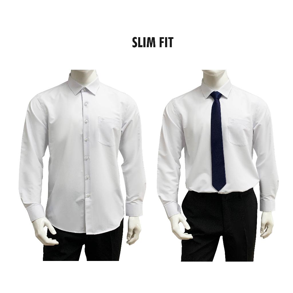 Bentop Shirt Long Sleeve Slim Fit 9022WS-D