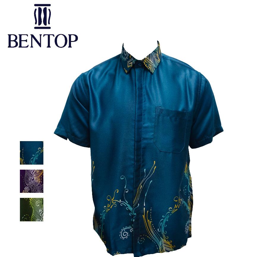 BENTOP Regular Fit Short Sleeve Batik Shirt