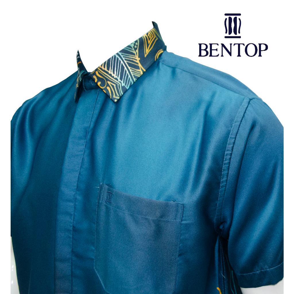 BENTOP Regular Fit Short Sleeve Batik Shirt