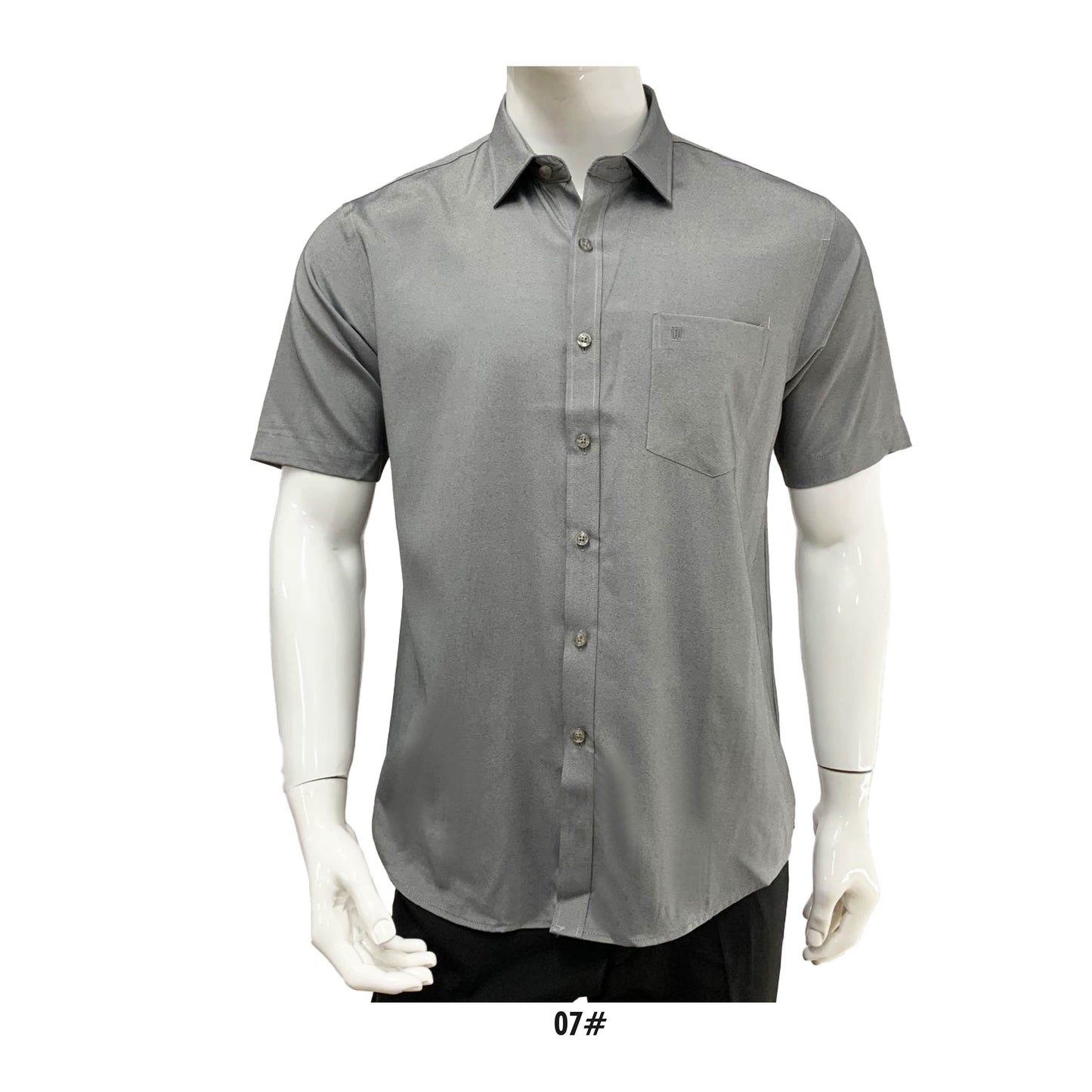 Bentop Short Sleeve Plain Shirt. Premium Oxford Series. The perfect Slim Fit.