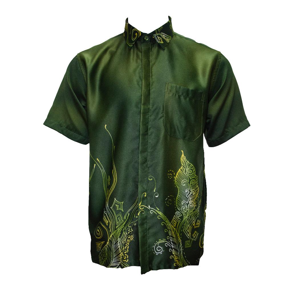 BENTOP Regular Fit Short Sleeve Batik Shirt
