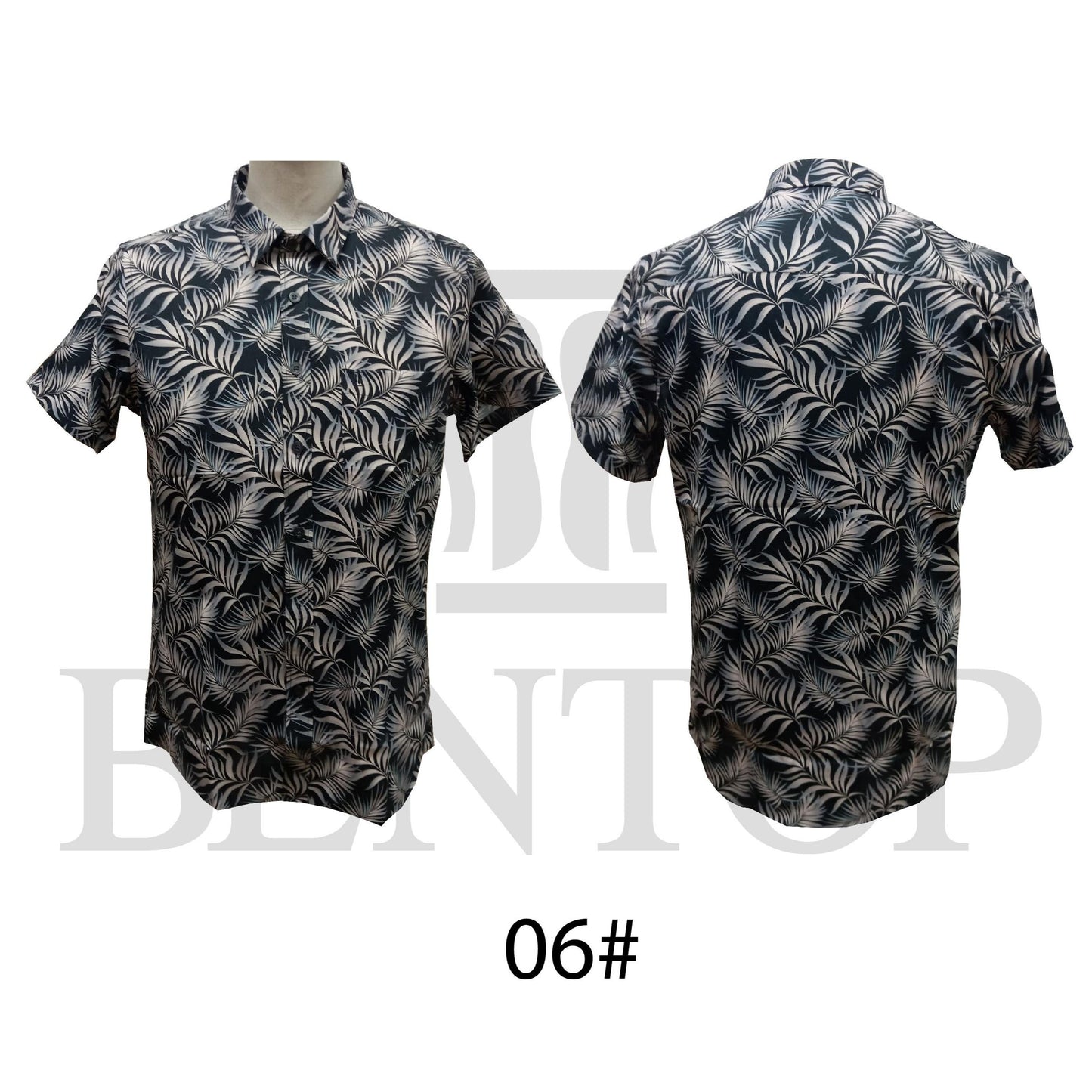 Baju Kemeja Bunga/Floral design Bentop Modern Floral Batik Short Sleeve