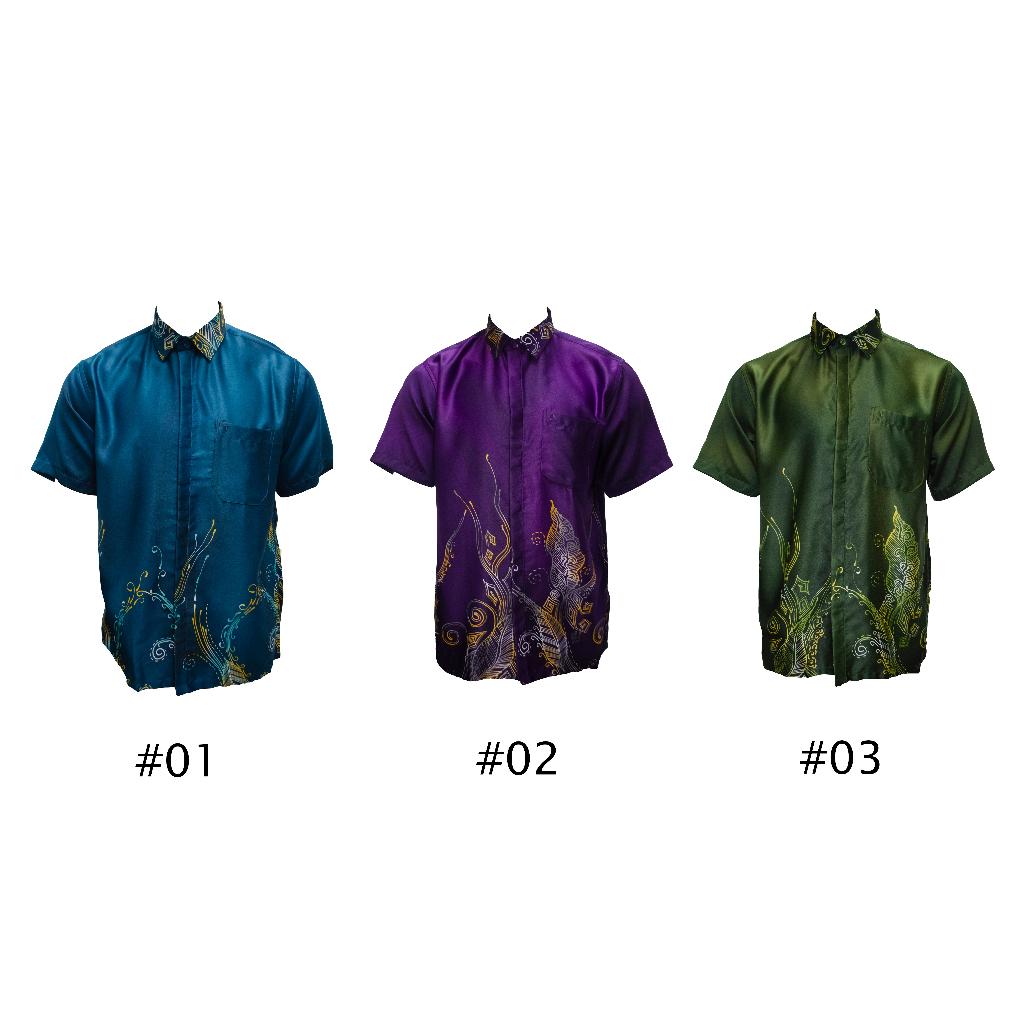 BENTOP Regular Fit Short Sleeve Batik Shirt