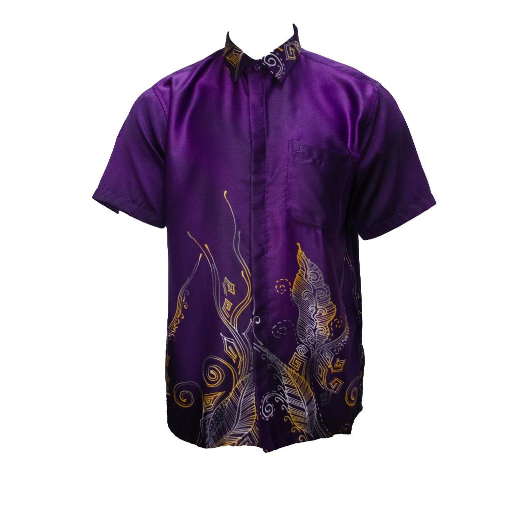 BENTOP Regular Fit Short Sleeve Batik Shirt
