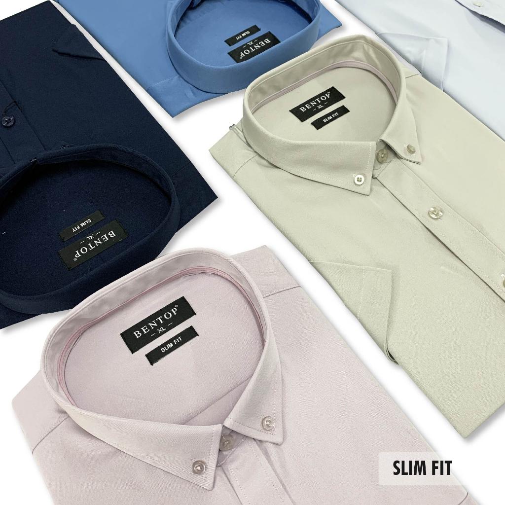 BENTOP Shirt Short Sleeve Slim Fit