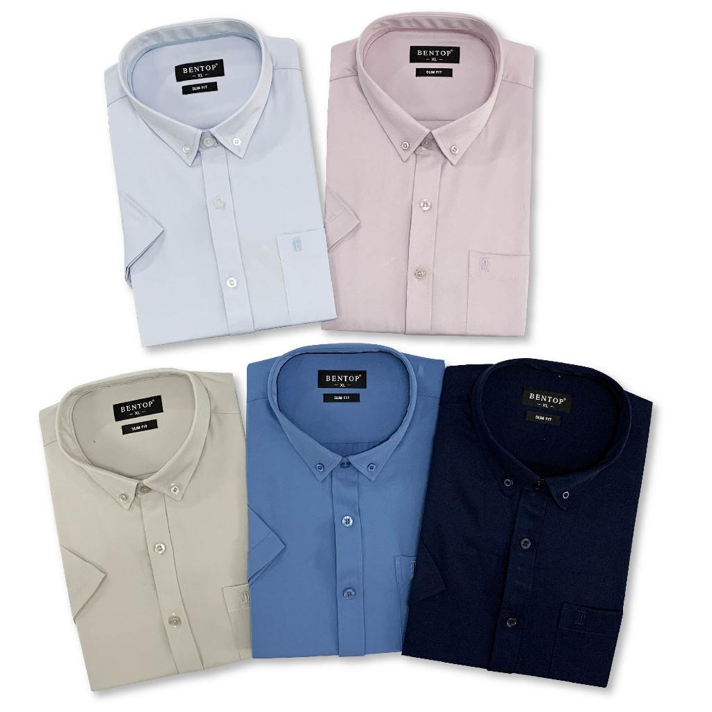 BENTOP Shirt Short Sleeve Slim Fit