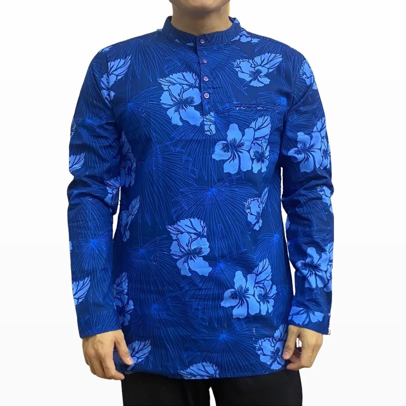 BENTOP Kurta Bunga/Floral design Slim Fit
