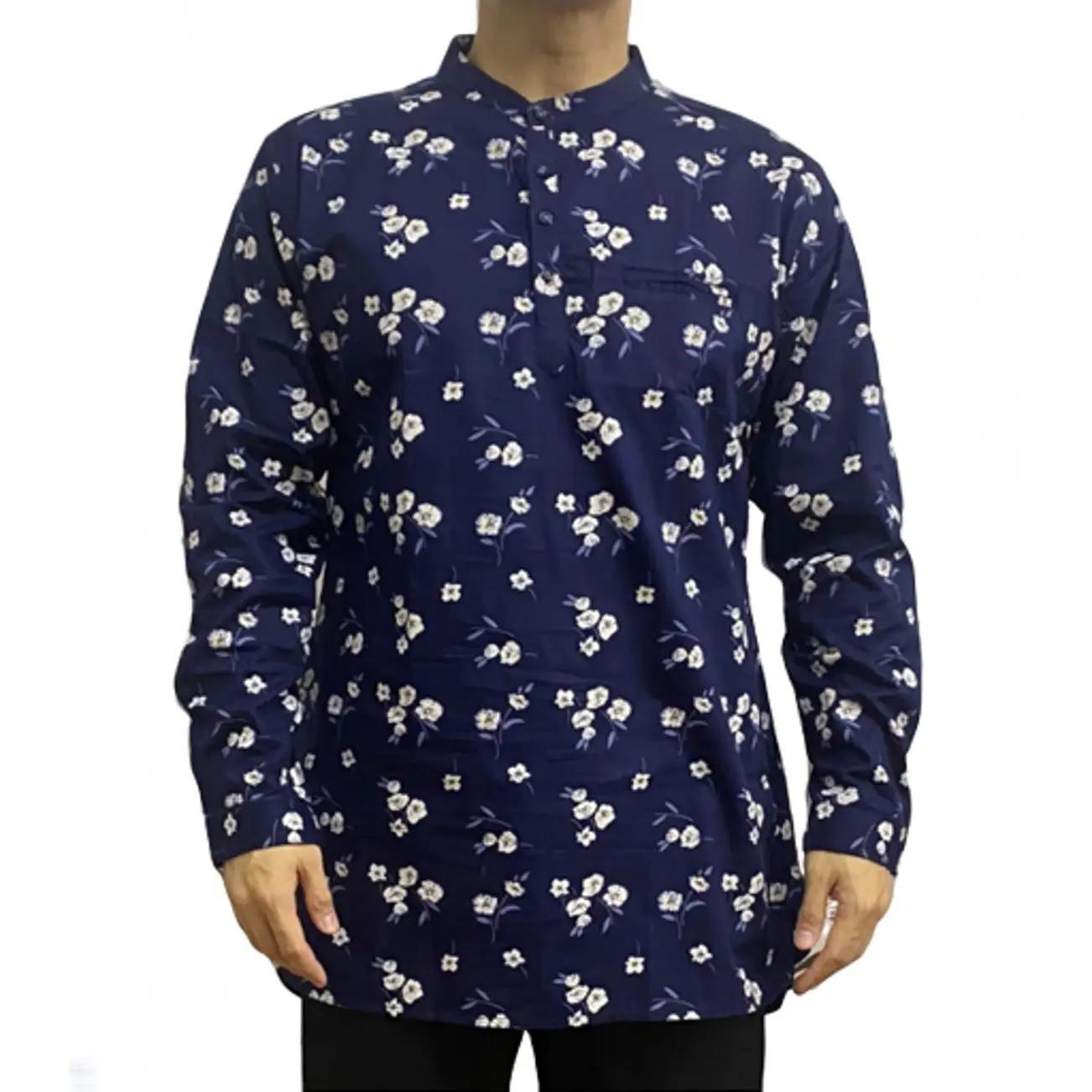 BENTOP Kurta Bunga/Floral design Slim Fit