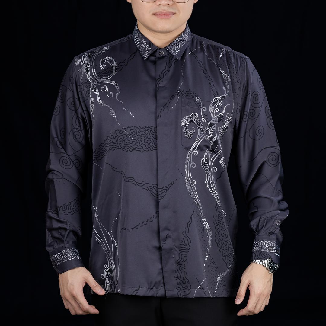 Bentop Batik Traditional Long Sleeve Regular Fit