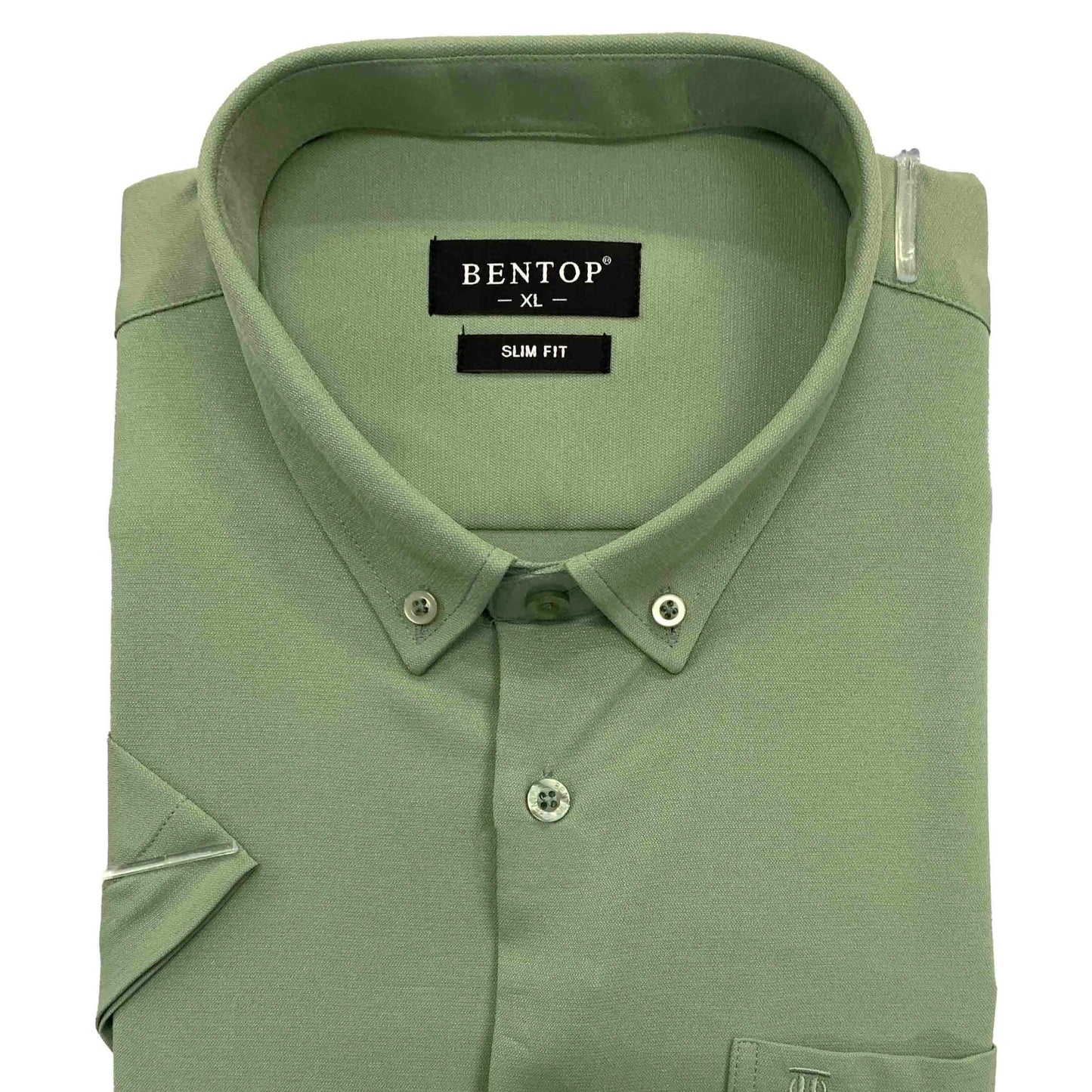 Bentop Slim Fit Short Sleeve Shirt - office/casual wear.