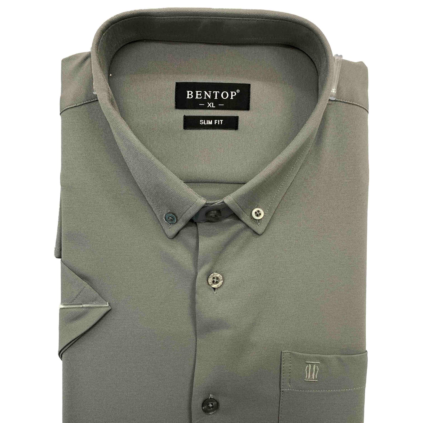 Bentop Slim Fit Short Sleeve Shirt - office/casual wear.