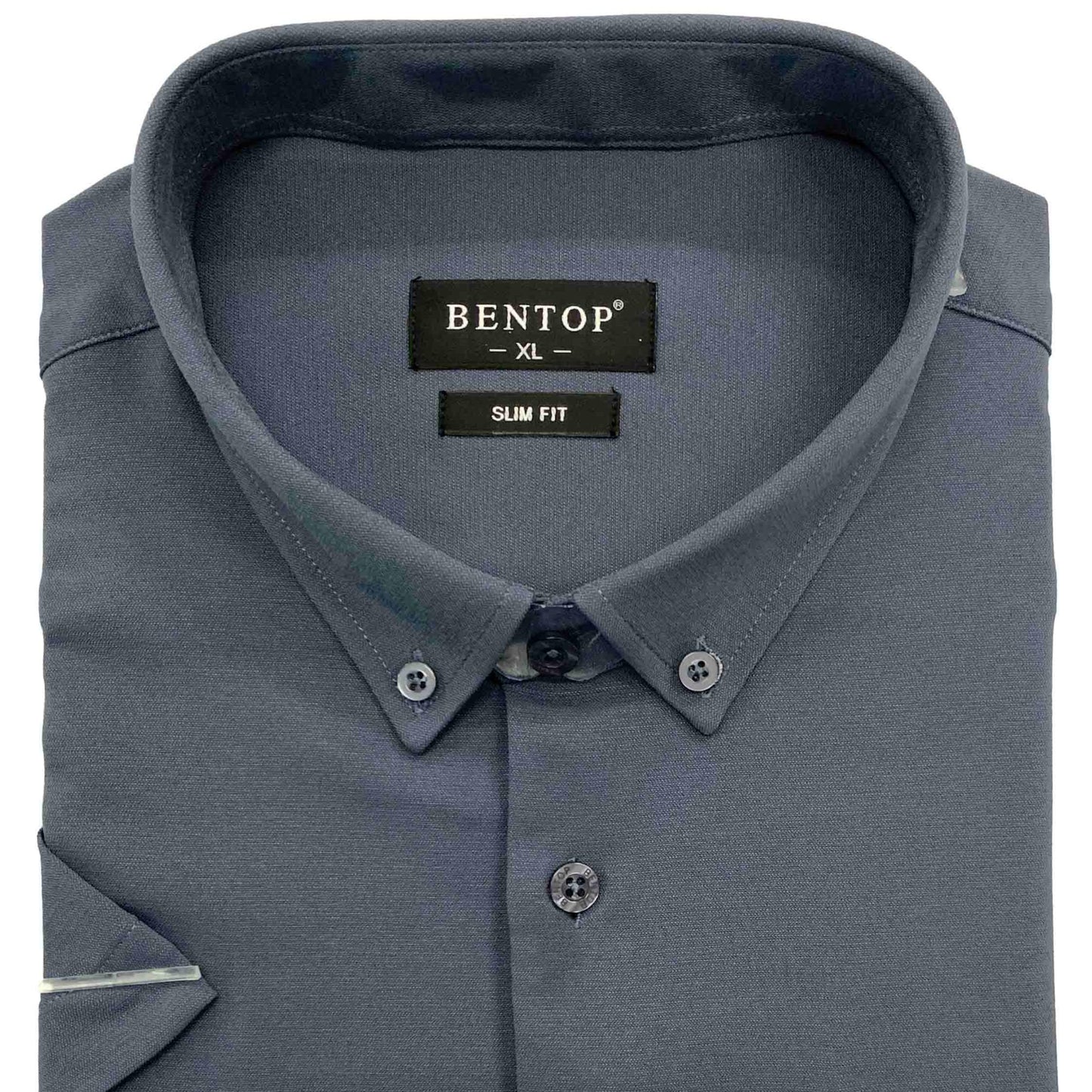 Bentop Slim Fit Short Sleeve Shirt - office/casual wear.