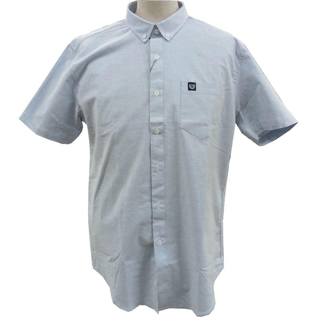 BENTOP Shirt Short Sleeve Slim Fit - Sky Blue/Light Blue/Blue/Grey Blue/Grey
