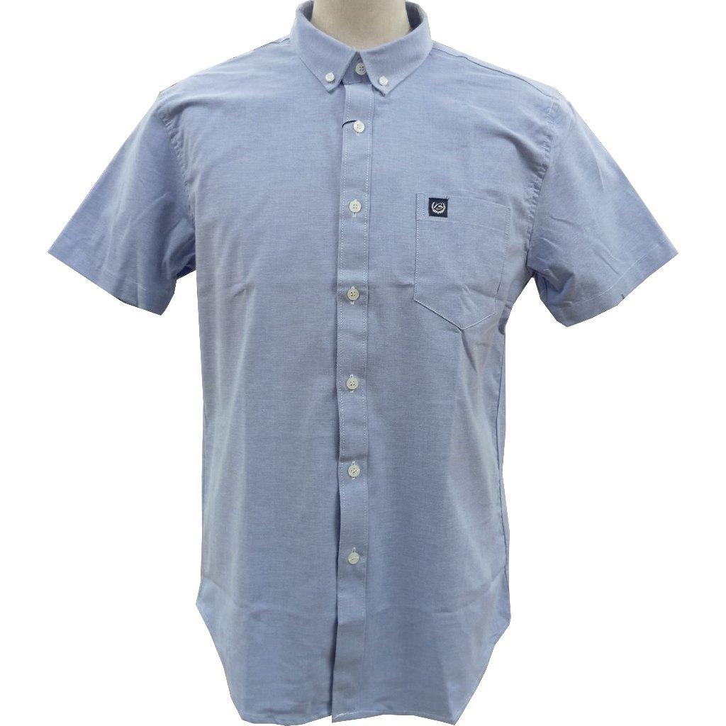 BENTOP Shirt Short Sleeve Slim Fit - Sky Blue/Light Blue/Blue/Grey Blue/Grey