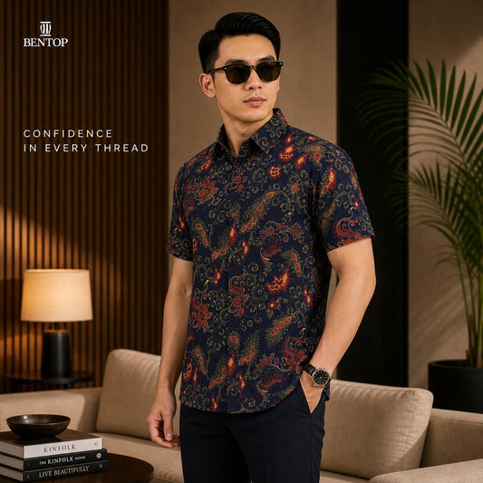BENTOP Batik Modern Slim Fit Series [3]-Wahid