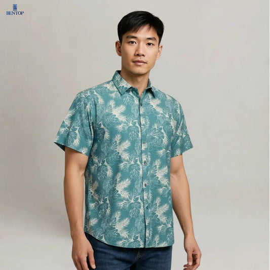 BENTOP Baju Batik Modern Premium Short Sleeve Slim Fit Series Arjuna [3]