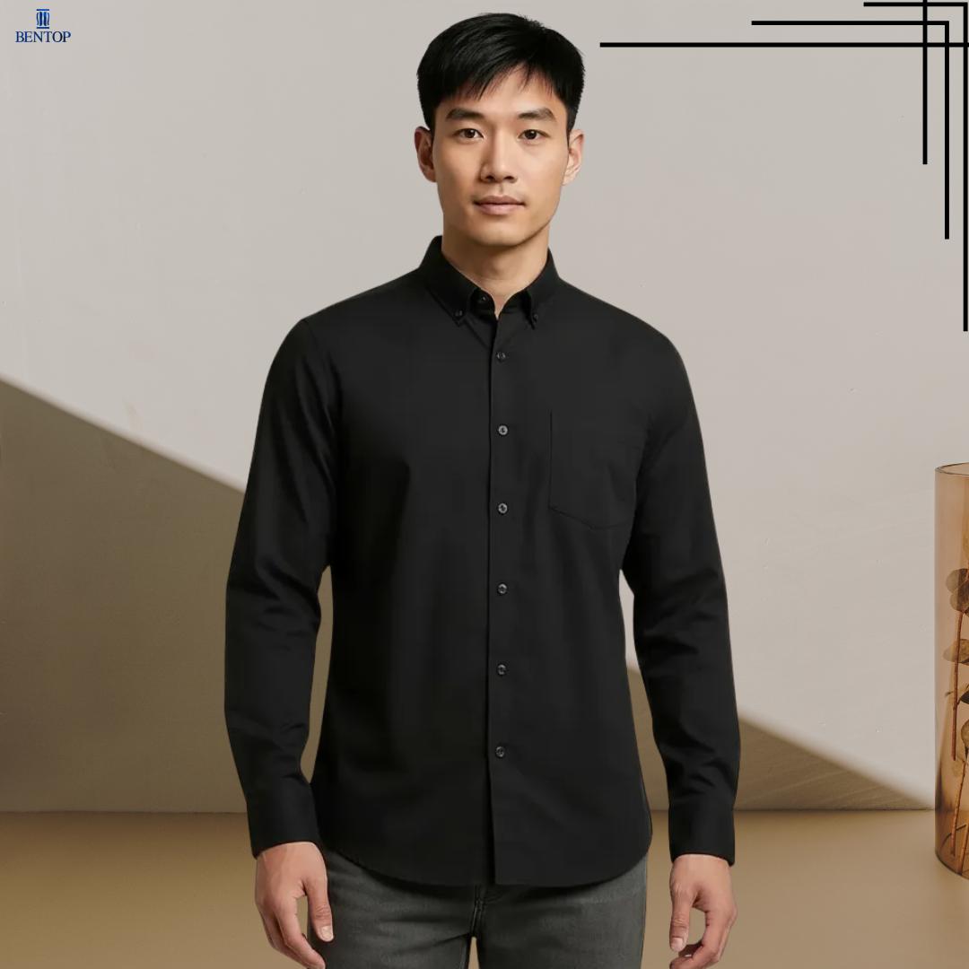 Bentop Shirt Long Sleeve Regular Fit N0664M-D