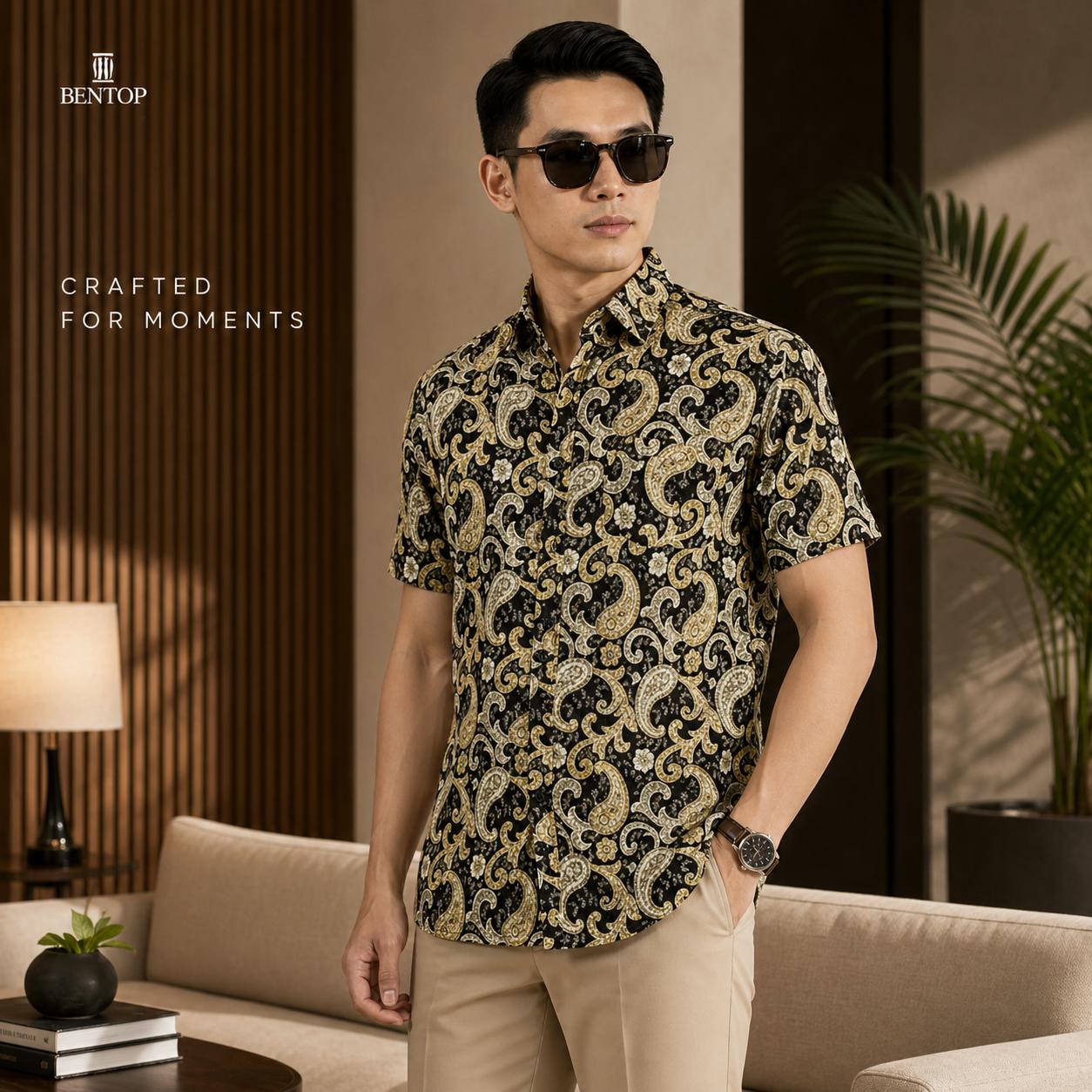 BENTOP Batik Modern Slim Fit Series [3]-Wahid