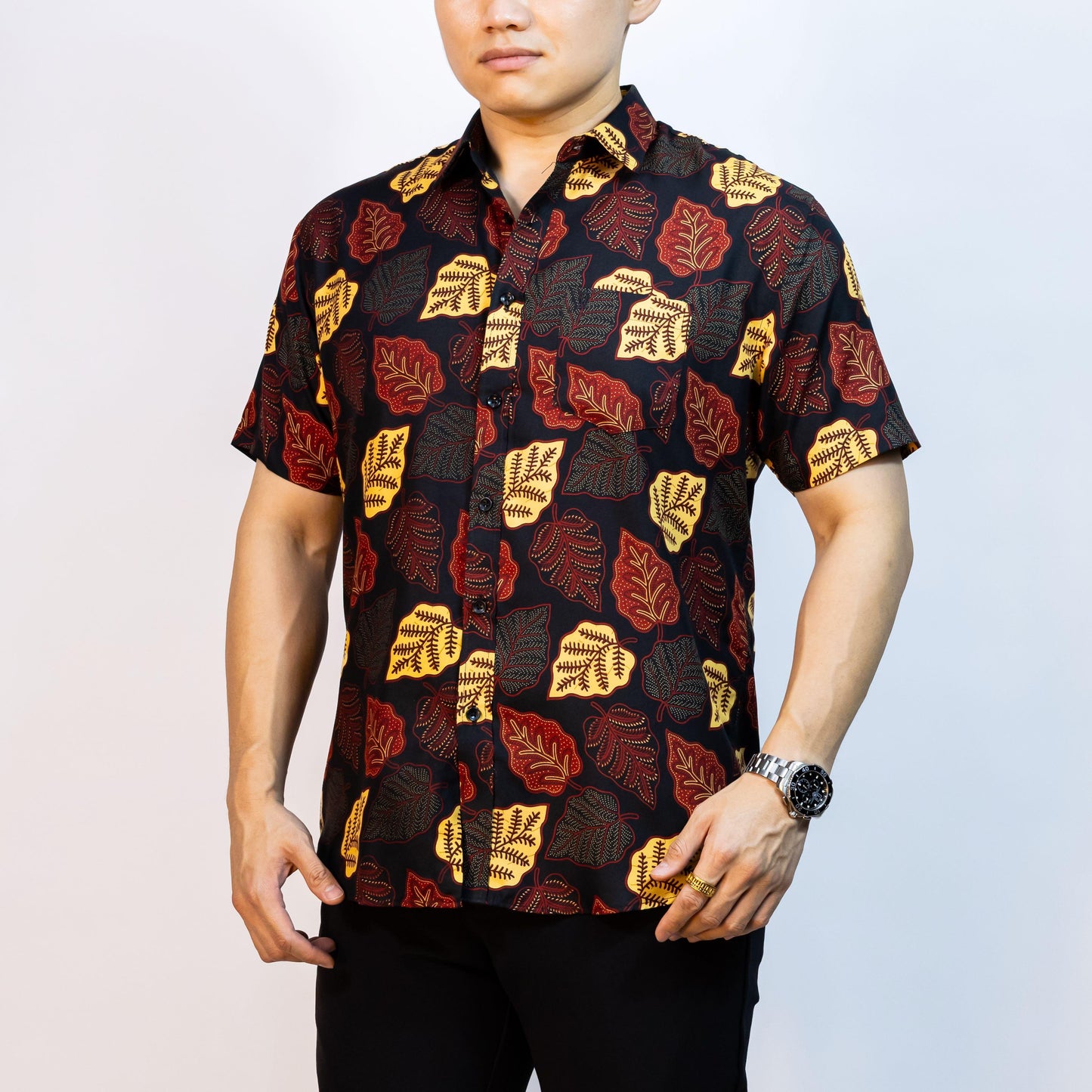 BENTOP Batik Modern Lengan Pendek Slim Fit Series Megat [2]