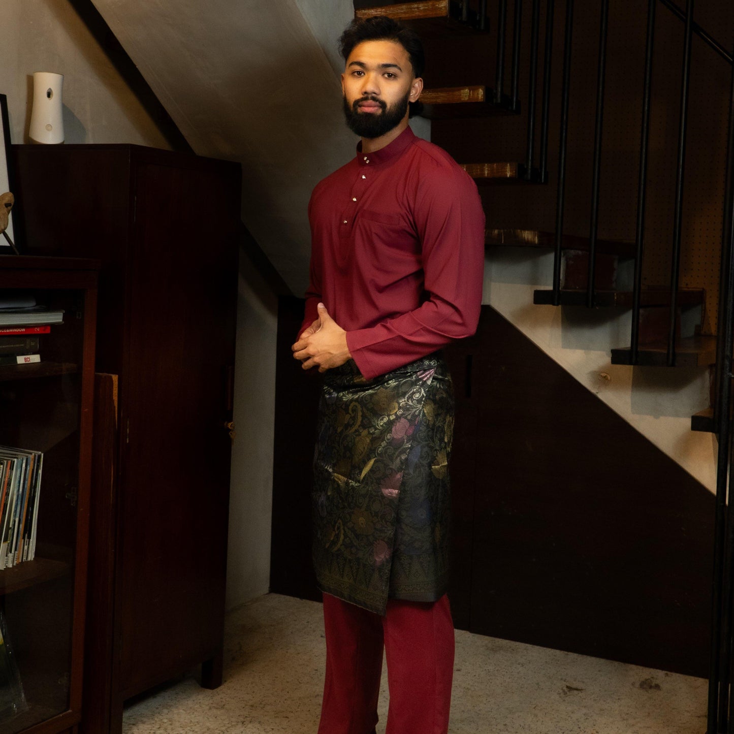 (NEW RELEASE) [CottonFlex-SoftStretch] Bentop BajuMelayu Modern Fit Dewasa - 1-12 Colour BM240 Kurta
