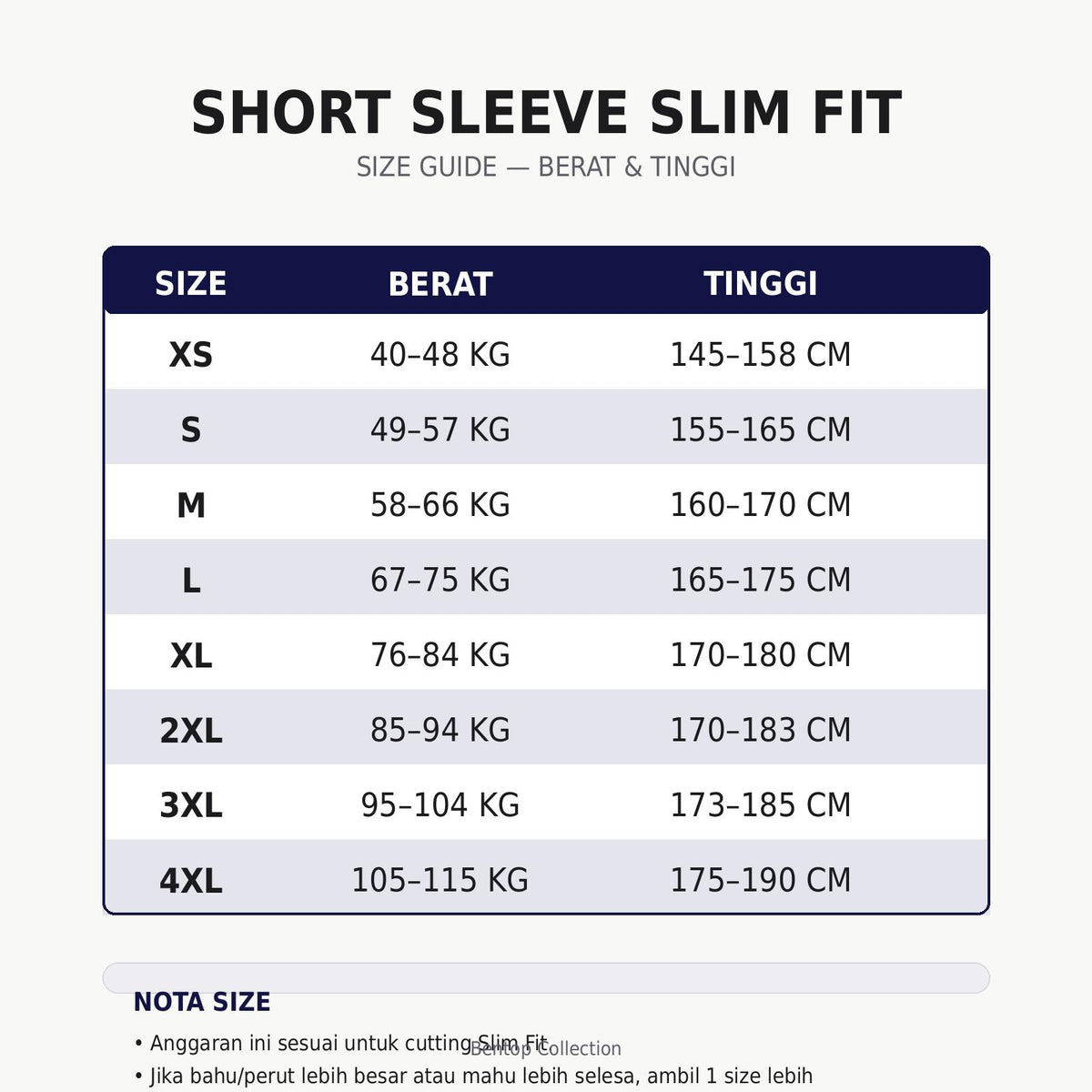 BENTOP Slim Fit Premium Oxford Fabric Short Sleeve Plain