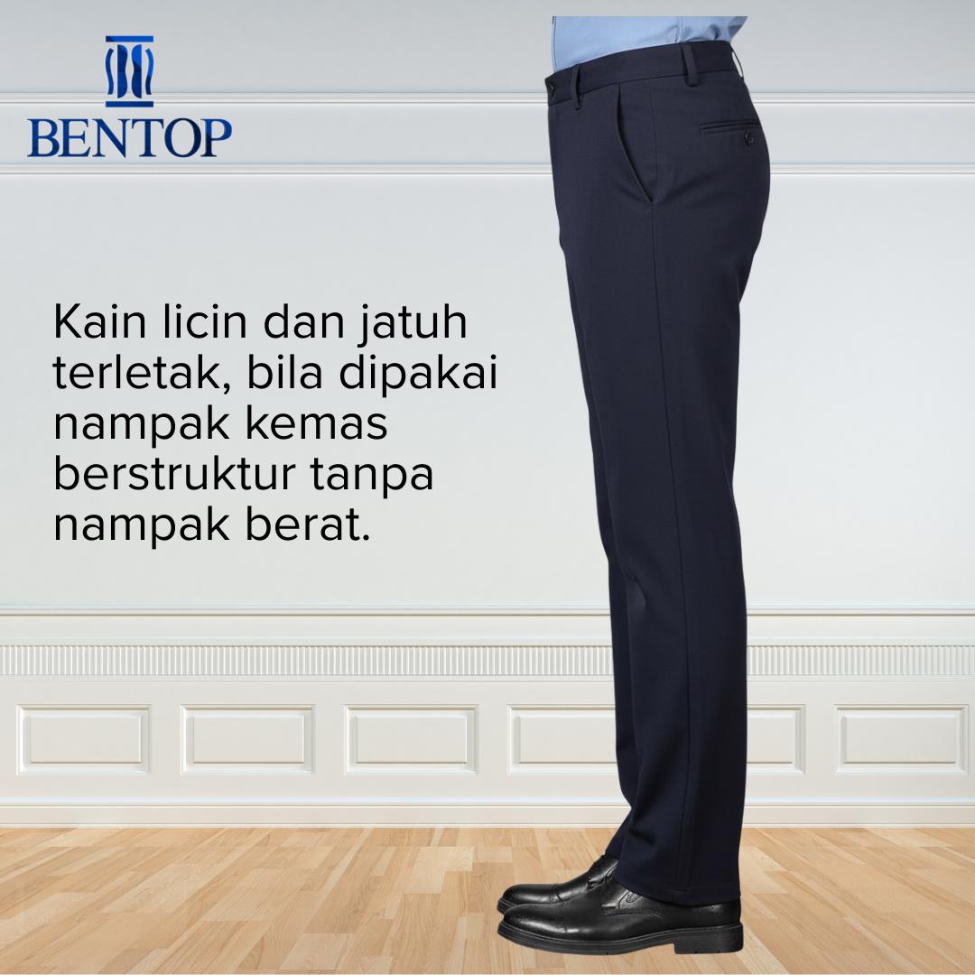 BENTOP Slack Straight Cut V2 - Seluar Slack Bisnes Kasual Potongan Lurus Panjang