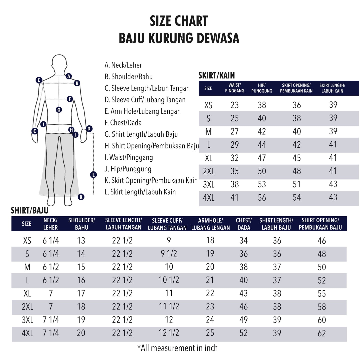 Bentop Baju Kurung Dewasa Modern Fit Series Set [2] Satin Fabric Wanita Family set 1