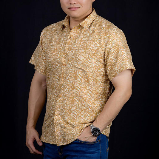 (New) BENTOP Baju Batik Modern Slim Fit Series [4] Short Sleeve