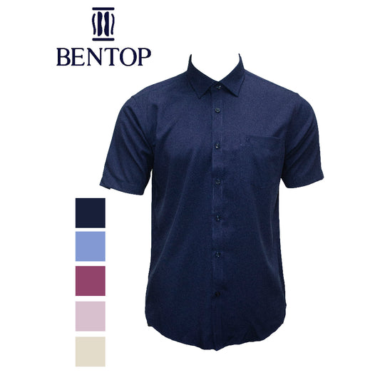 BENTOP Shirt Short Sleeve Slim Fit