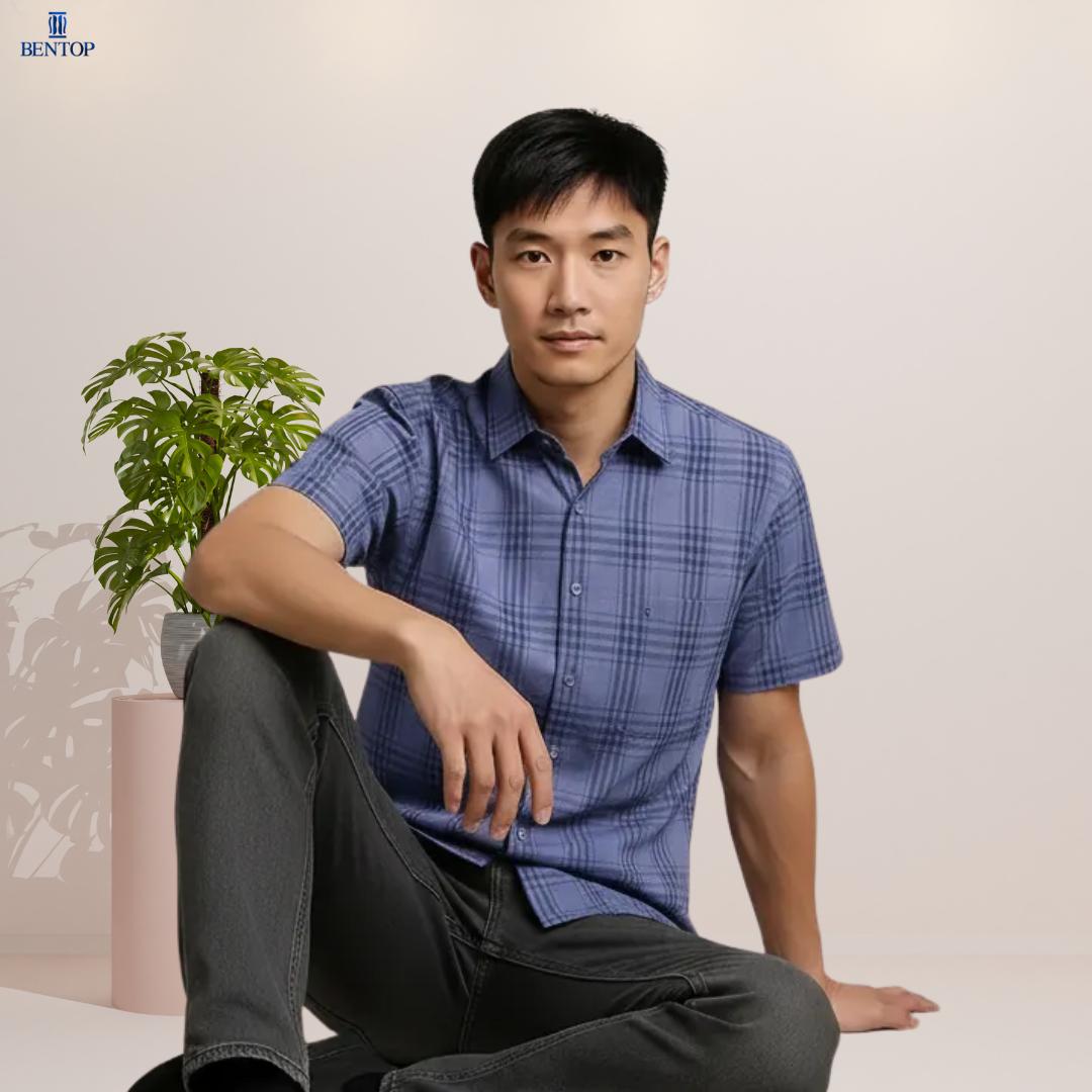 Bentop Shirt Short Sleeve Petak Regular Fit