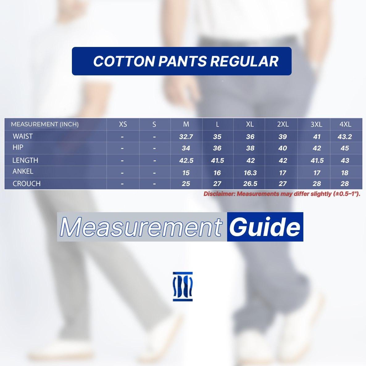 BENTOP Seluar Panjang Lelaki BENTOP Cotton Pants RegularCut (M-3XL)