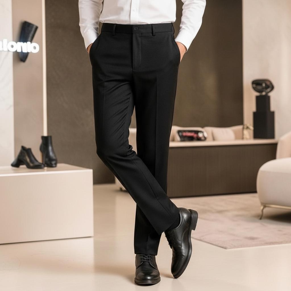 BENTOP Slack Lelaki Slim Fit V4-Seluar Slack Slim Fit