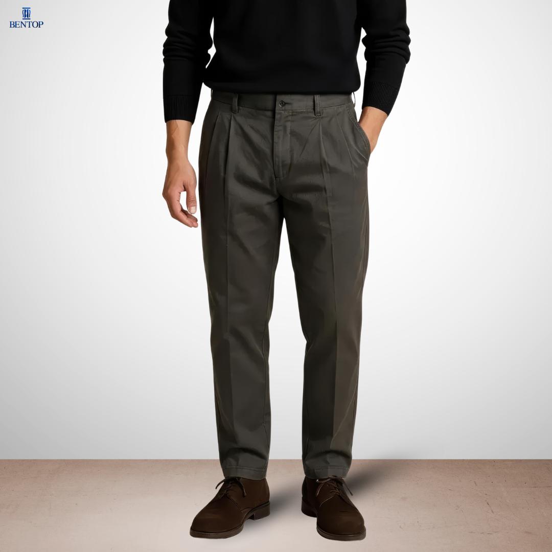 BENTOP Cotton Pant Regular Fit Full Cotton