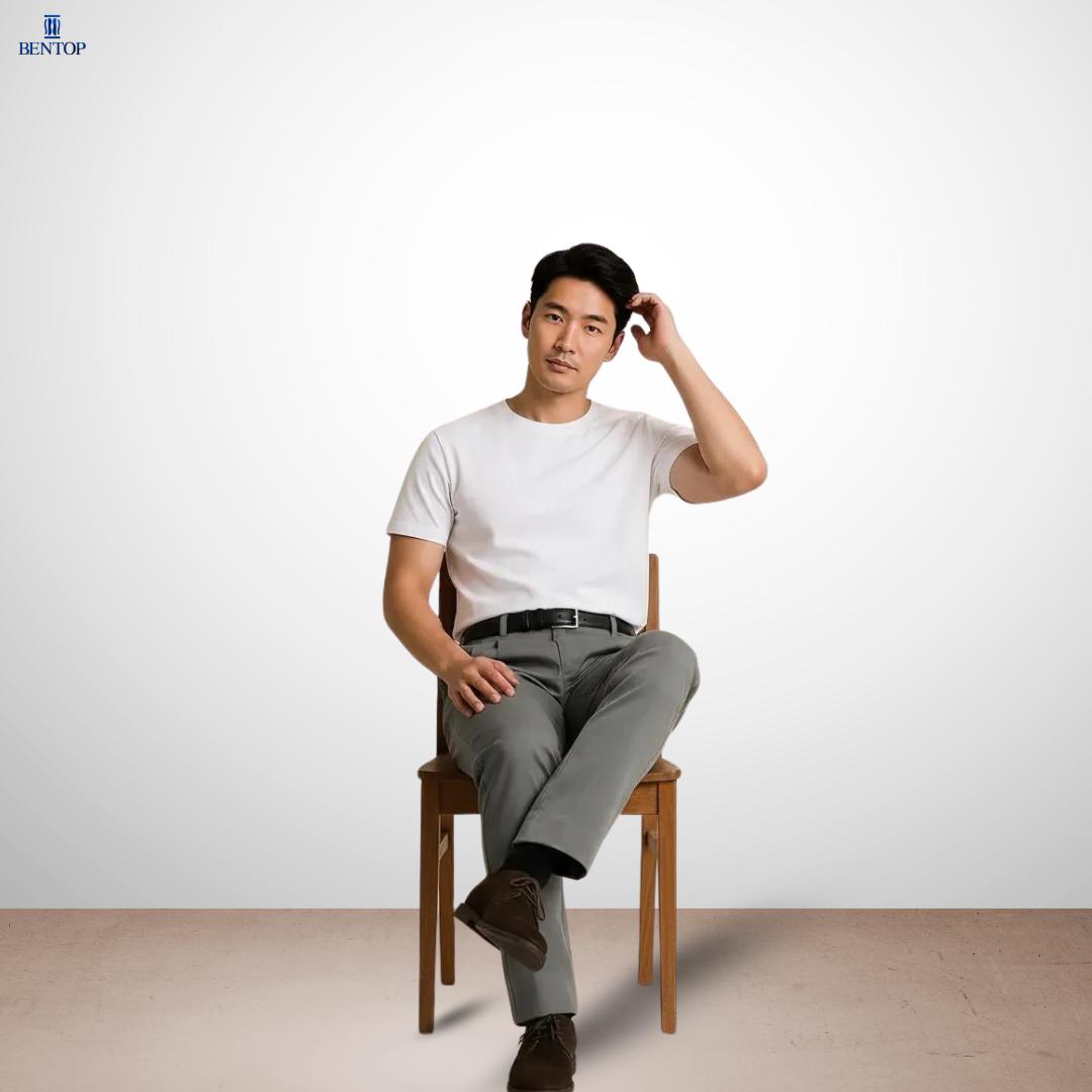 BENTOP Seluar Panjang Lelaki BENTOP Cotton Pants RegularCut (M-3XL)