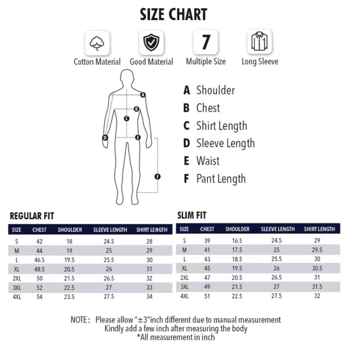 Bentop Long Sleeve Shirt Regular/Slim Fit White