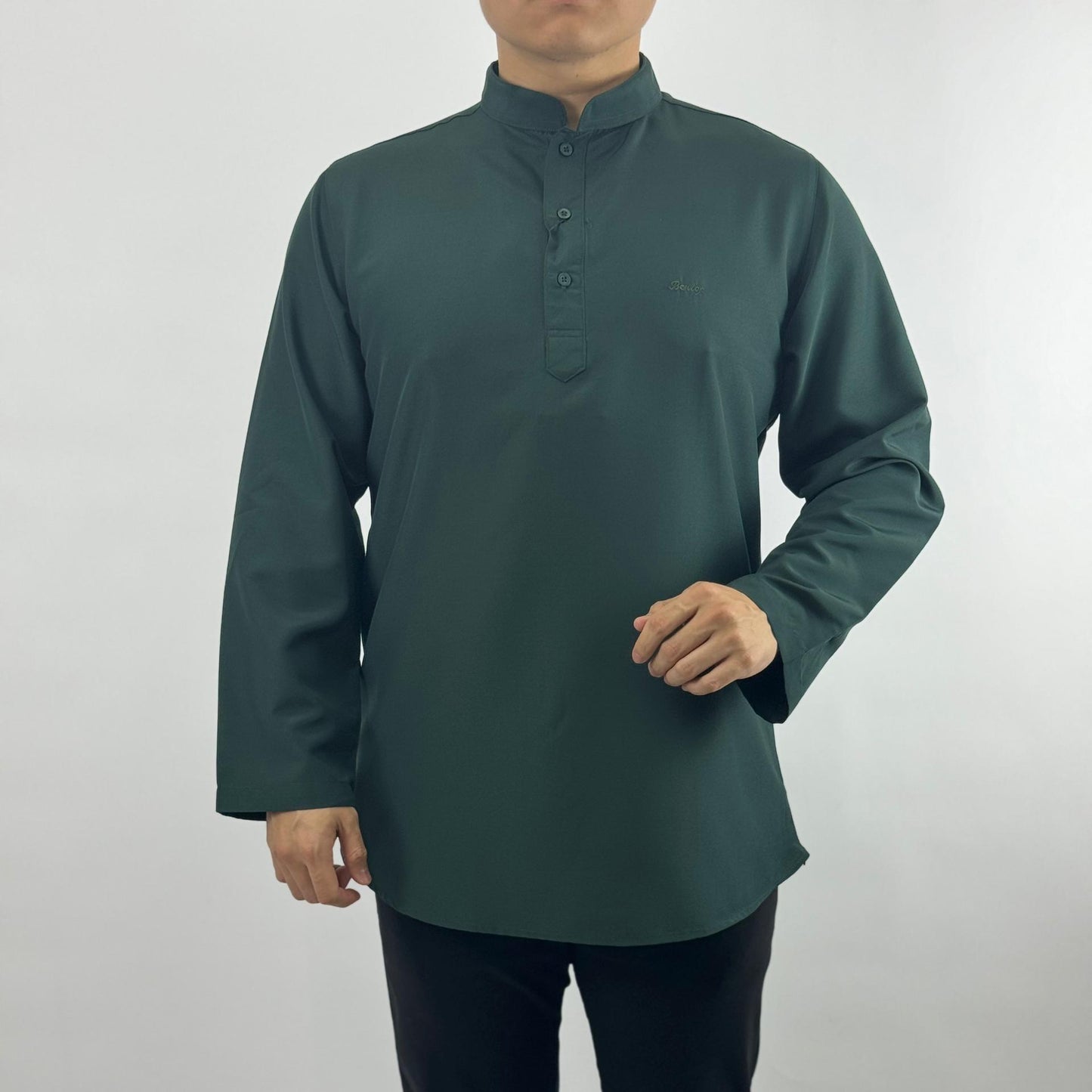 BENTOP Kurta Slim Fit  Cotton Fabric  Dewasa - Pakaian Lelaki