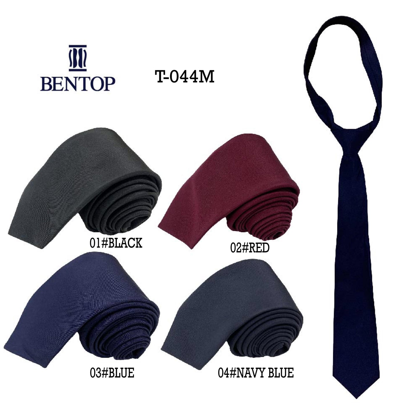 Bentop Collection Menswear Neckties T044-T048
