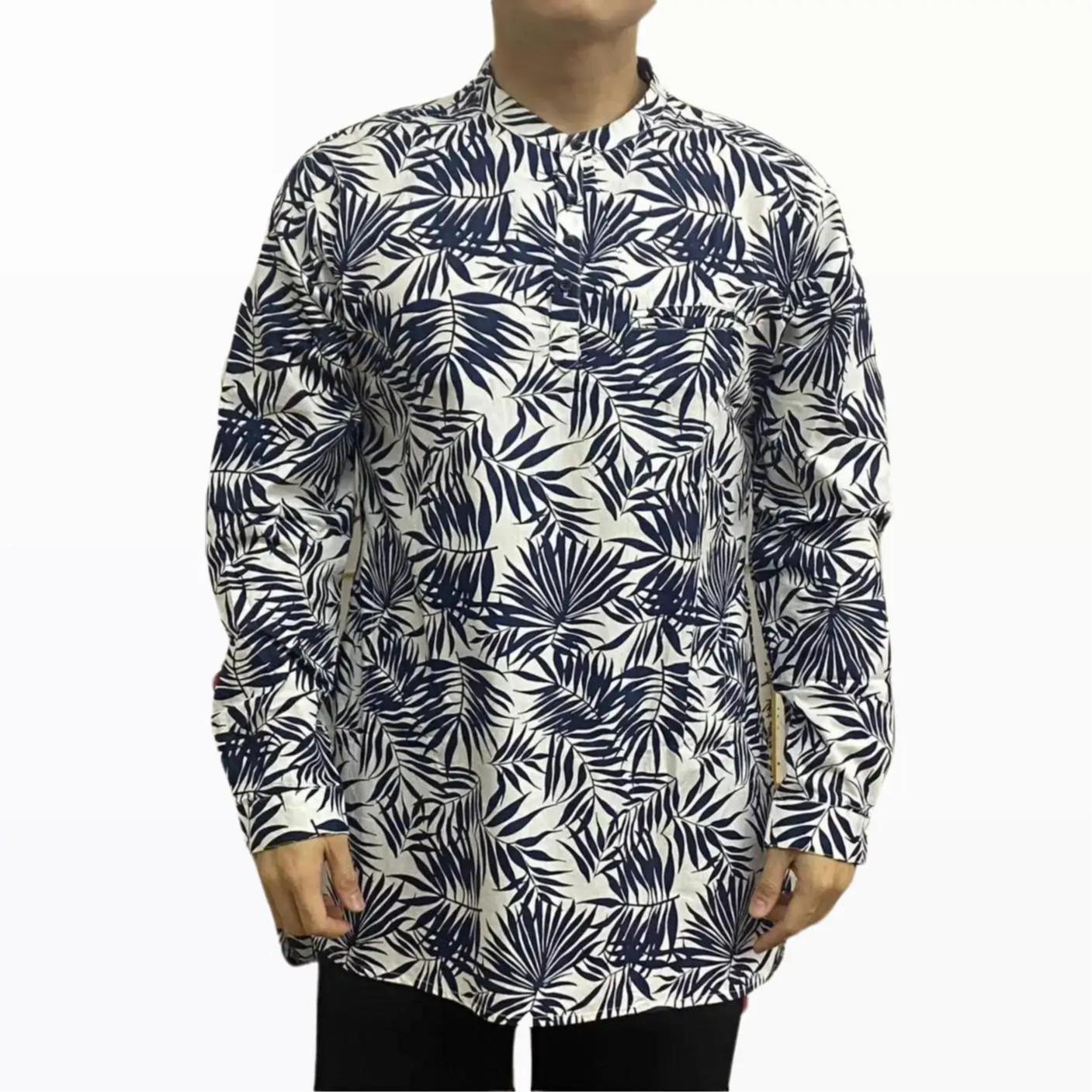 BENTOP Kurta Bunga/Floral design Slim Fit