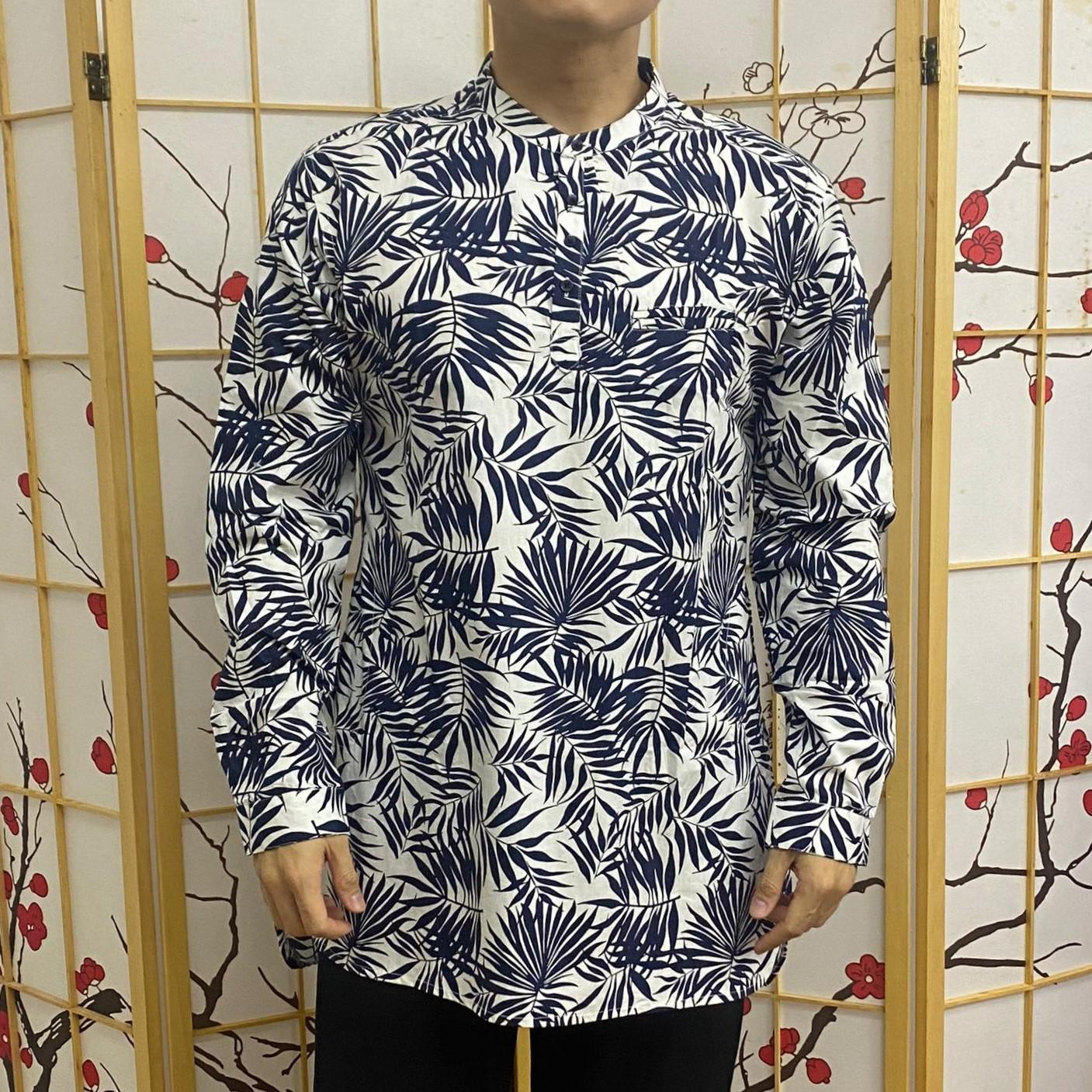 BENTOP Kurta Bunga/Floral design Slim Fit