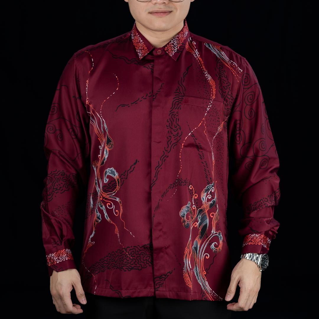 Bentop Batik Traditional Long Sleeve Regular Fit