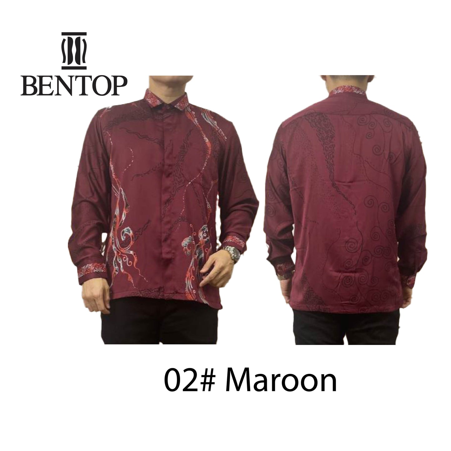 Bentop Batik Traditional Long Sleeve Regular Fit