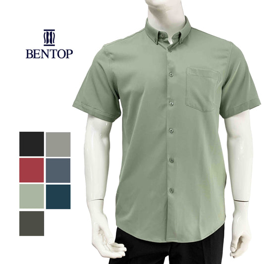 Bentop Slim Fit Short Sleeve Shirt - office/casual wear.
