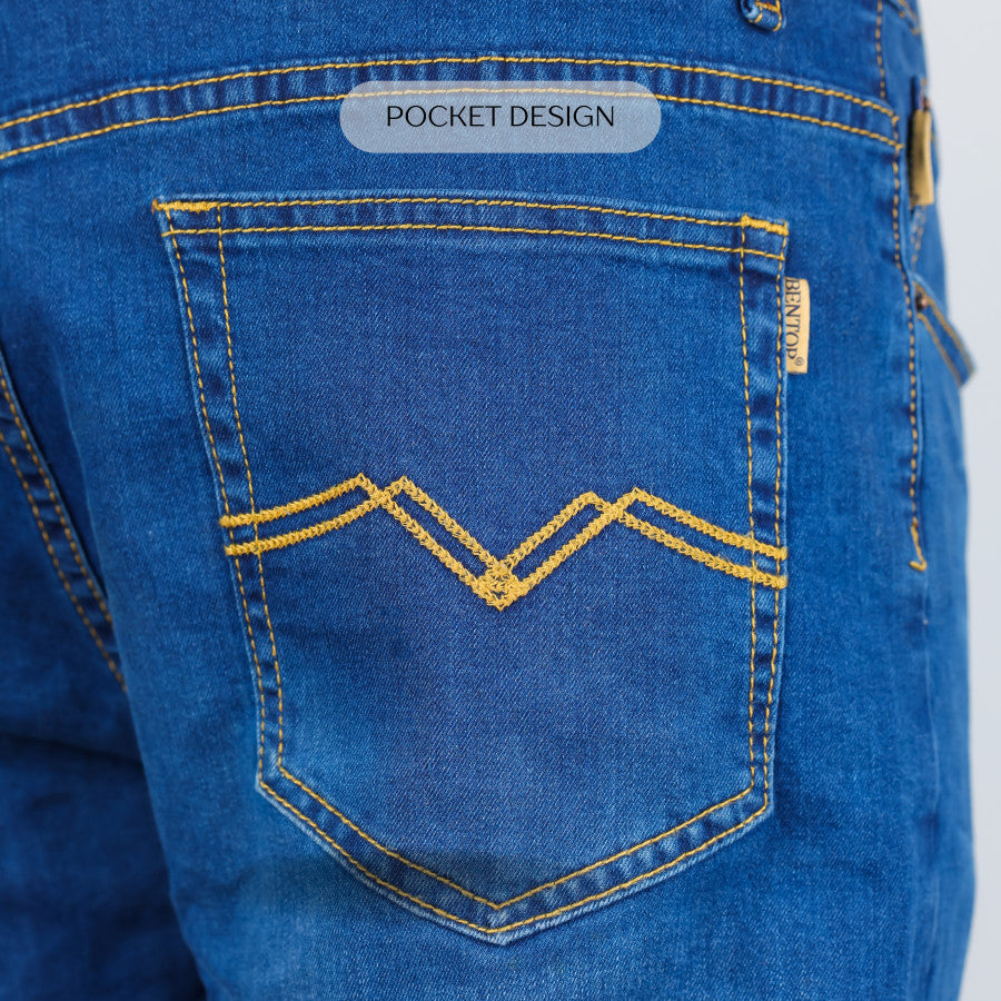 New BENTOP Seluar Jeans Lelaki 7135JNS-JH Slim Fit