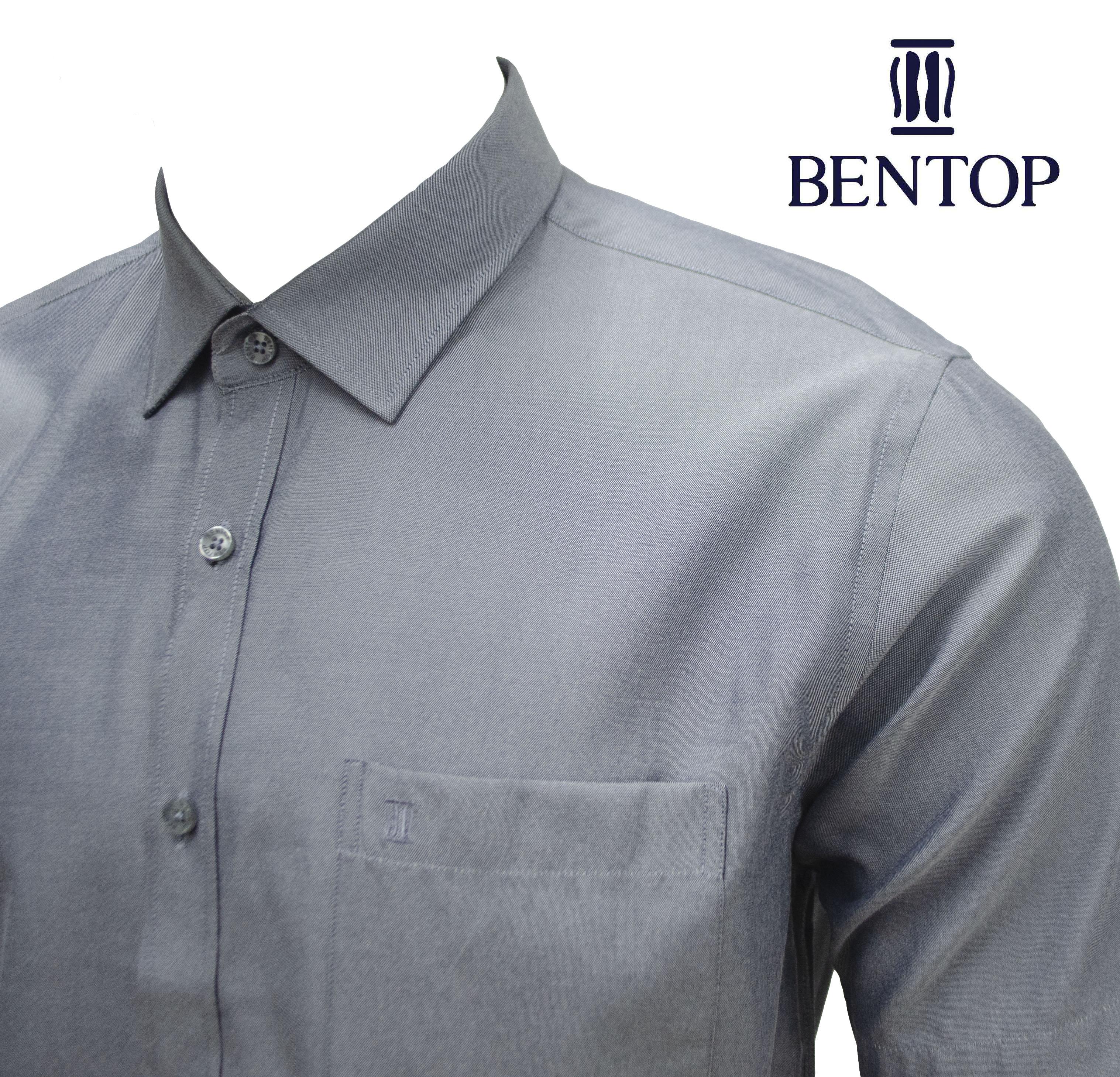 Timeless Style: Bentop Slim Fit Plain Short Sleeve Shirt – BentopCollection