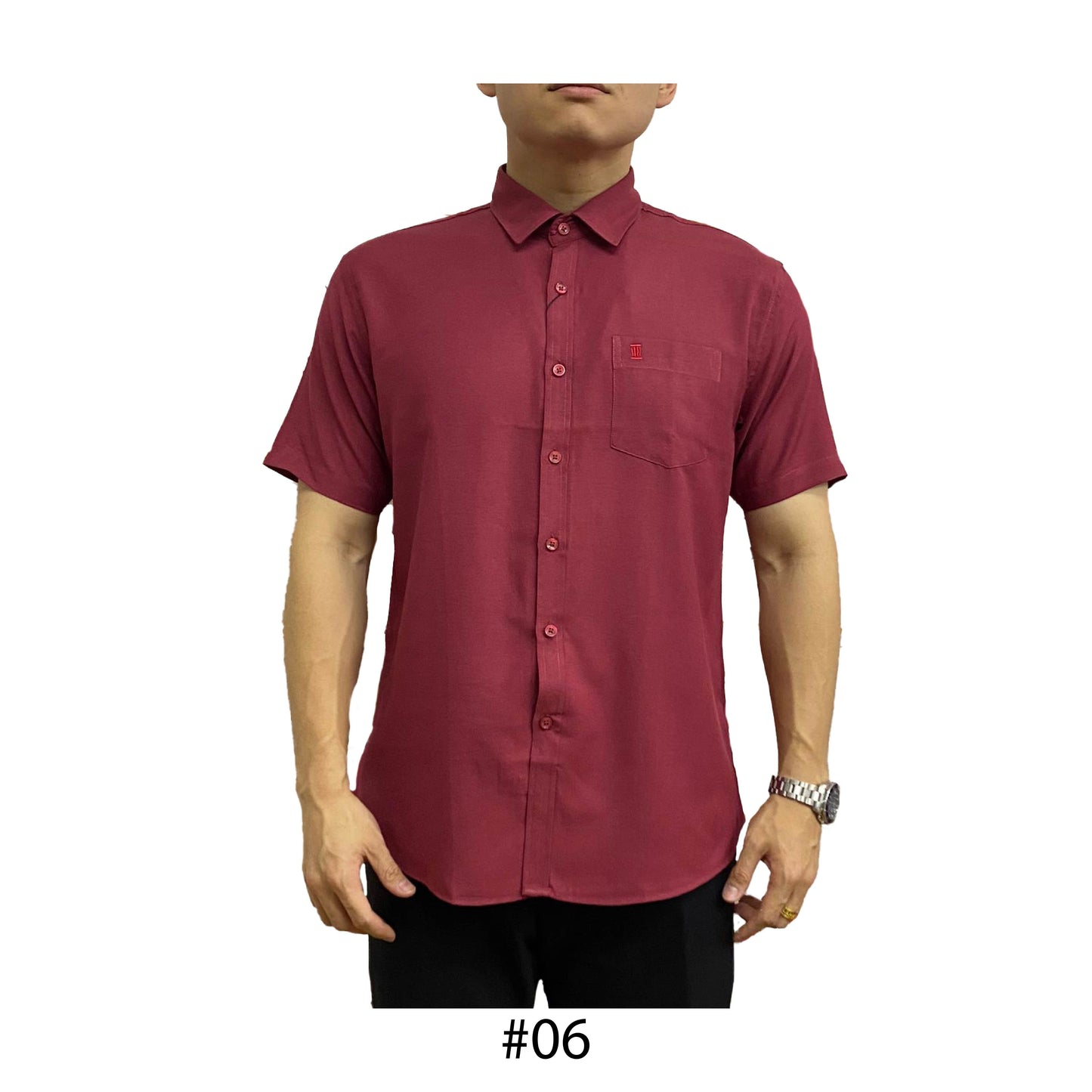 Bentop Shirt Short Sleeve Slim Fit E0E13MS-AT-
