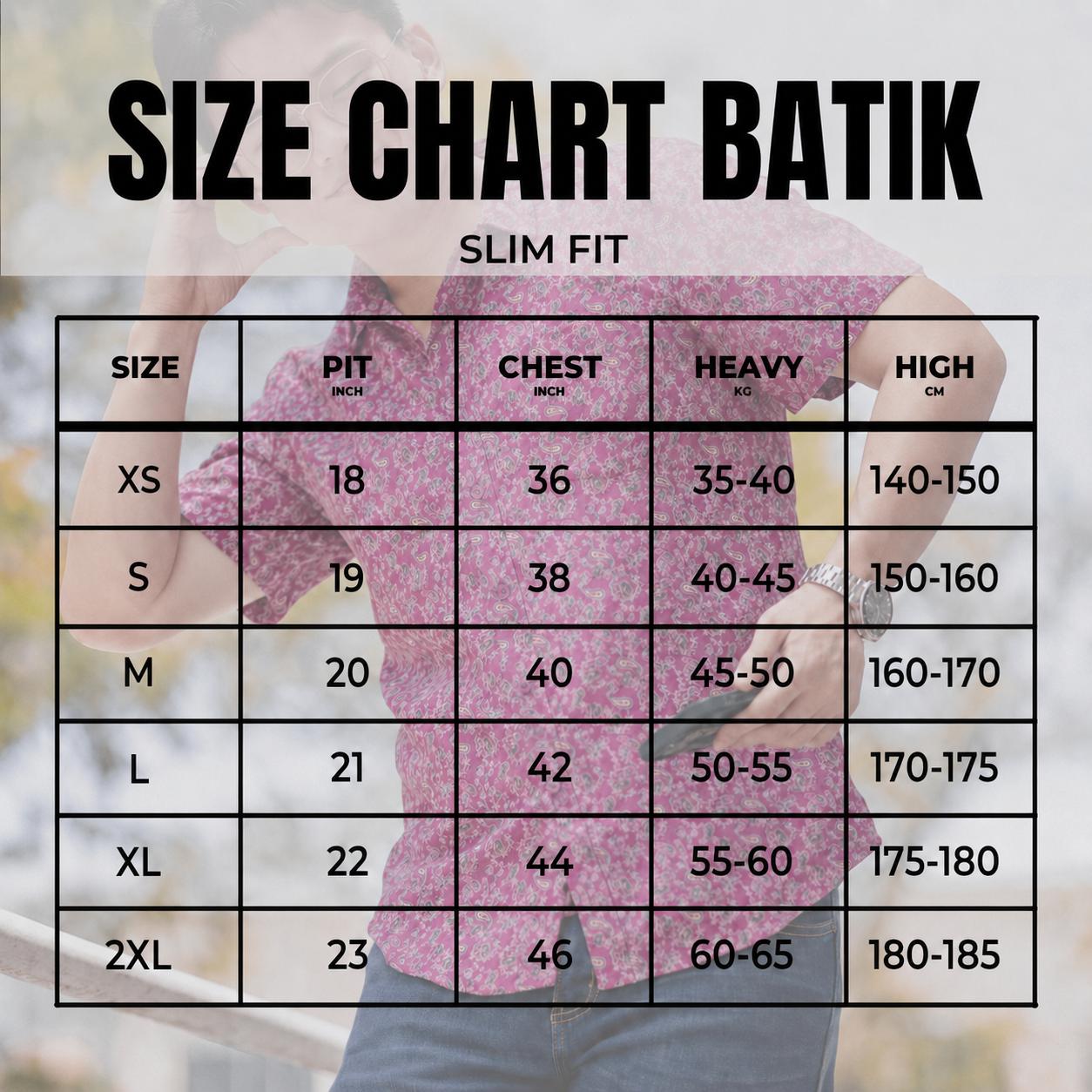 BENTOP Baju Batik Modern Premium Short Sleeve Slim Fit Series Arjuna [3]